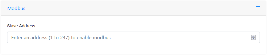 Modbus Slave Report